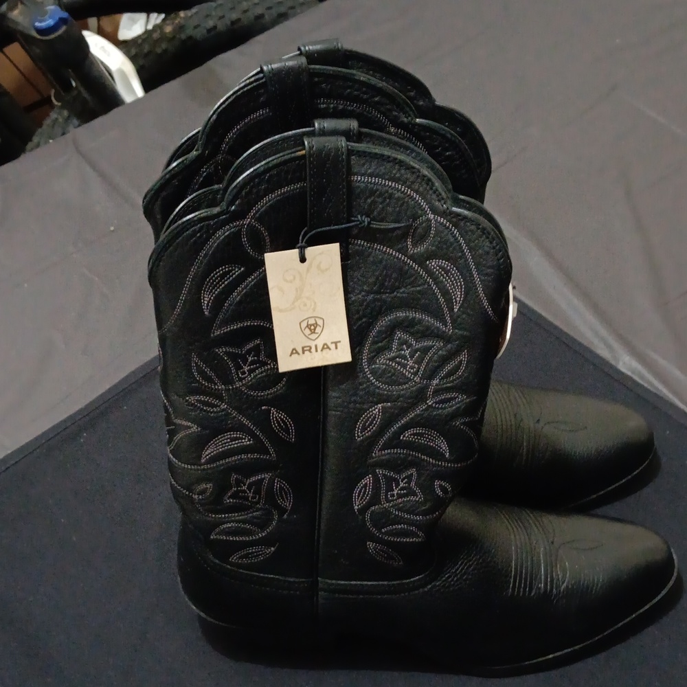 Ariat Heritage Western Black Boots
